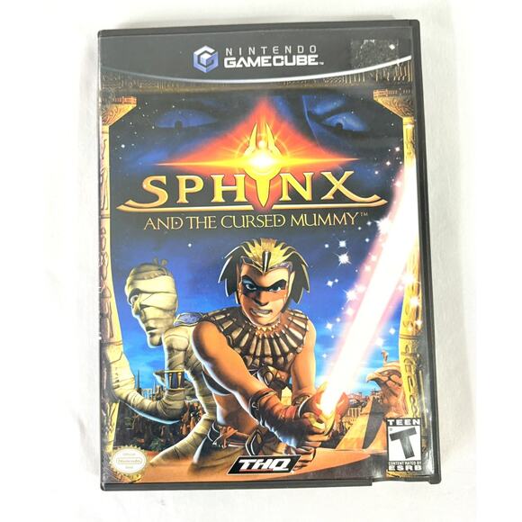 Sphinx and the Cursed Mummy Nintendo GameCube 2003 Fantasy Action Adventure - Picture 1 of 3